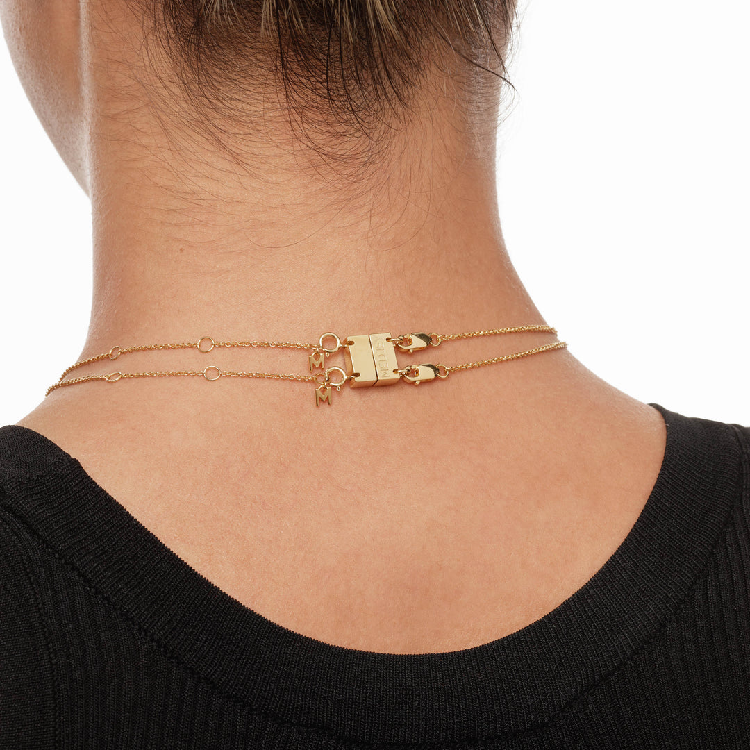 Medley Accessory Double Necklace Connector in Gold