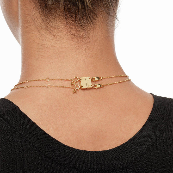 Medley Accessory Double Necklace Connector in Gold