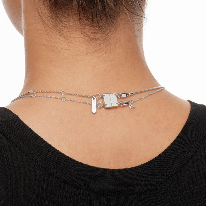 Medley Accessory Double Necklace Connector in Silver