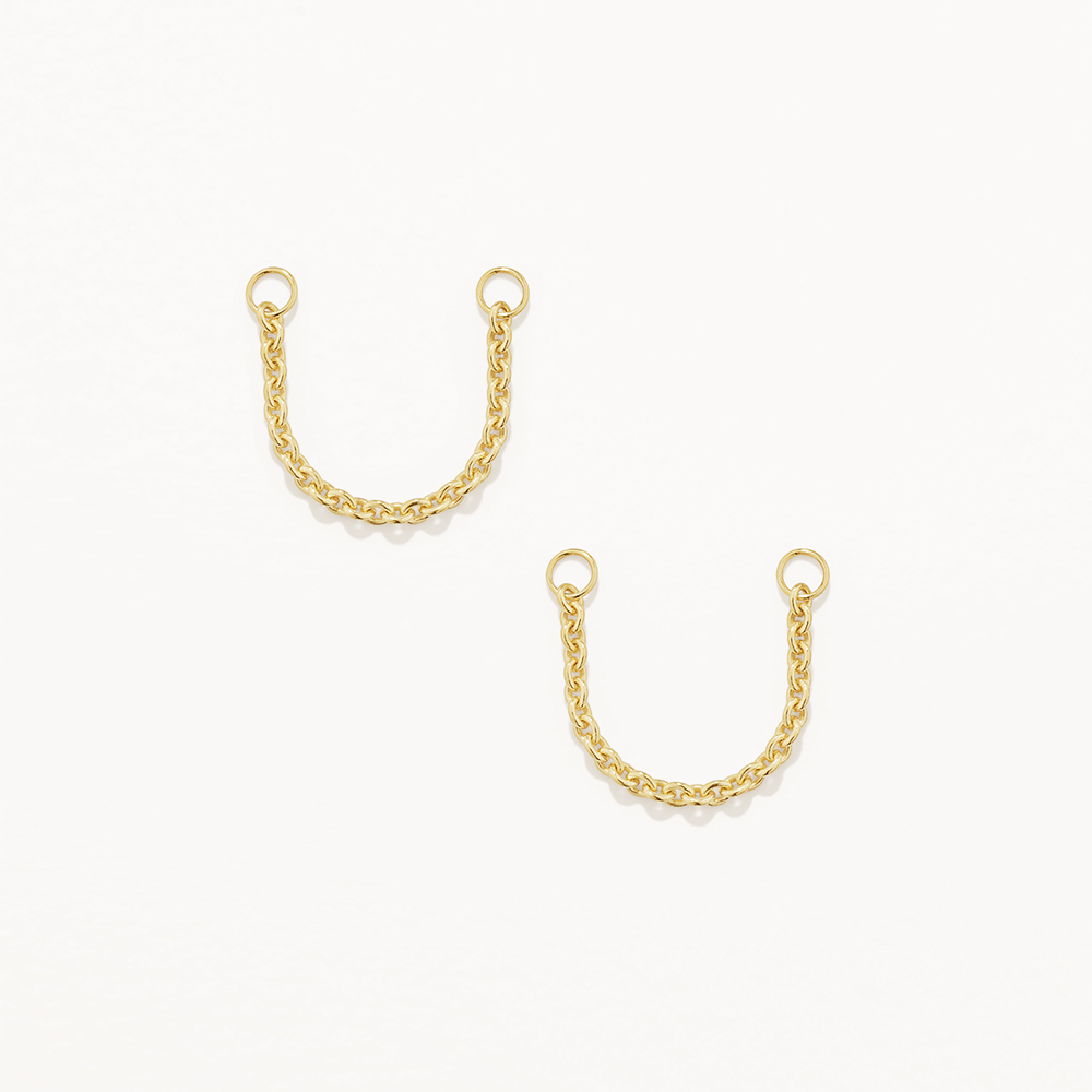 Earring Connector Chain in 10k Gold