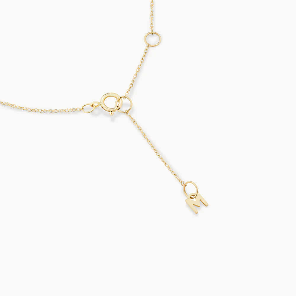Medley Necklace Emerald Baguette Necklace in 10k Gold