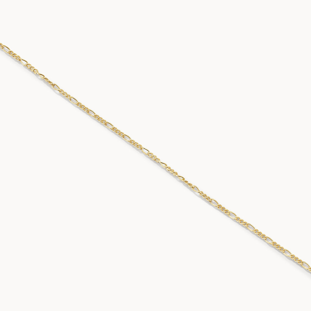 Figaro Chain Anklet in Gold