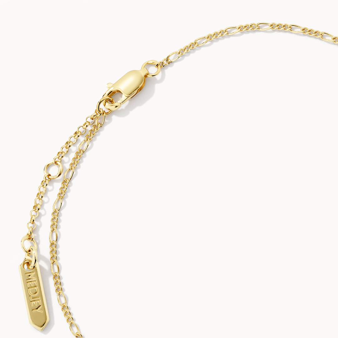 Medley Anklet Figaro Chain Anklet in Gold
