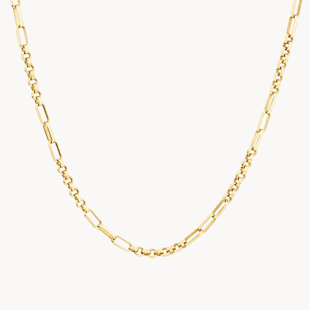 Medley Necklace Fob Fundamental Chain Necklace in Gold