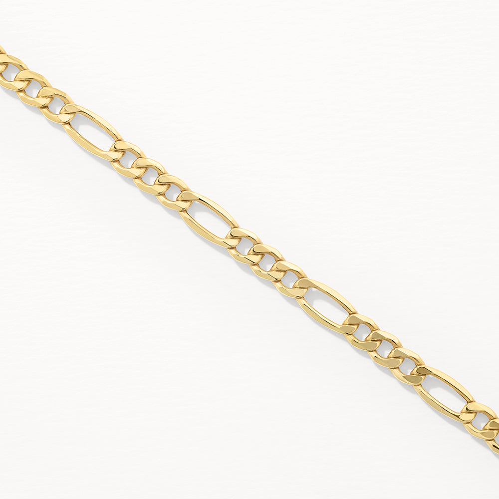 Medley Necklace Go Figaro Chain in 10k Gold