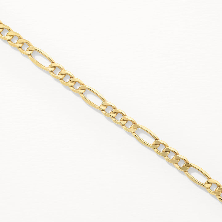 Medley Necklace Go Figaro Chain in 10k Gold