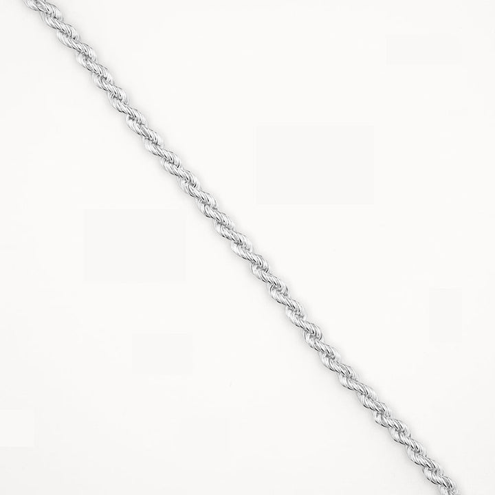 Medley Necklace Heavy Rope Chain Necklace in Silver