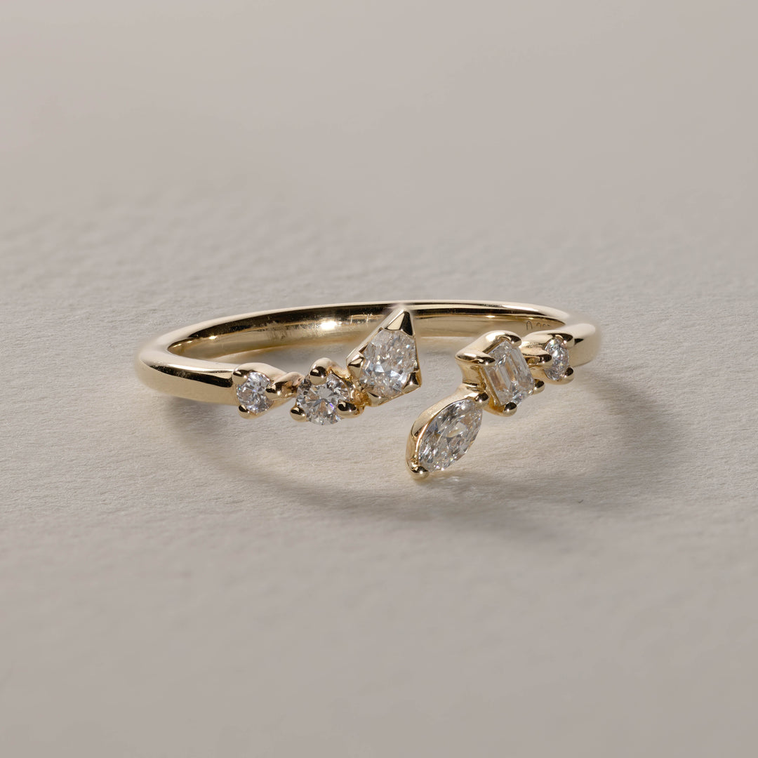 Medley Ring Medley x Dinnara Lab-Grown Diamond 0.25ct Bypass Ring in 10k Gold