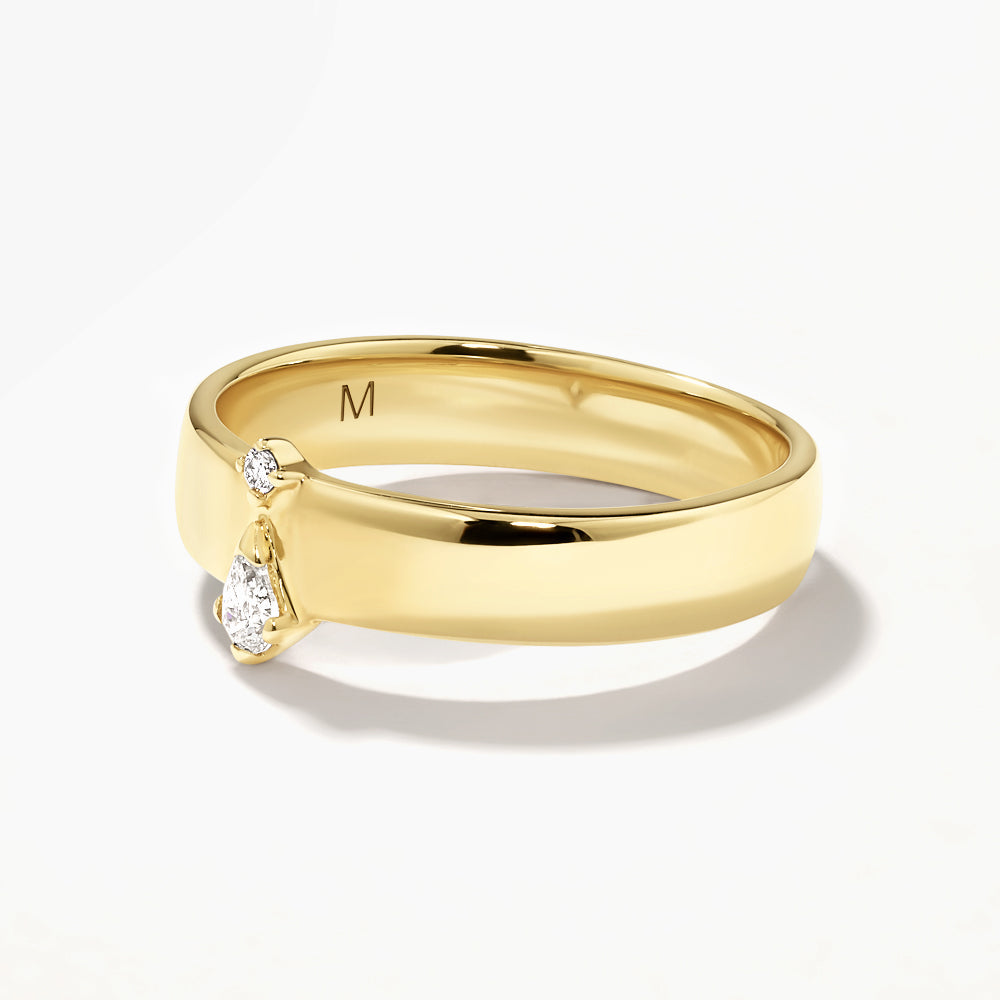 Medley Ring Laboratory-Grown Diamond Kite Band Ring in 10k Gold