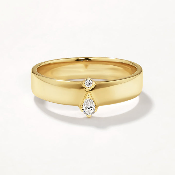 Medley Ring Laboratory-Grown Diamond Kite Band Ring in 10k Gold