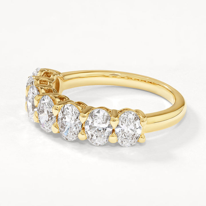 Medley Ring Laboratory Grown Diamond 2.00ct Oval Ring in 10k Gold