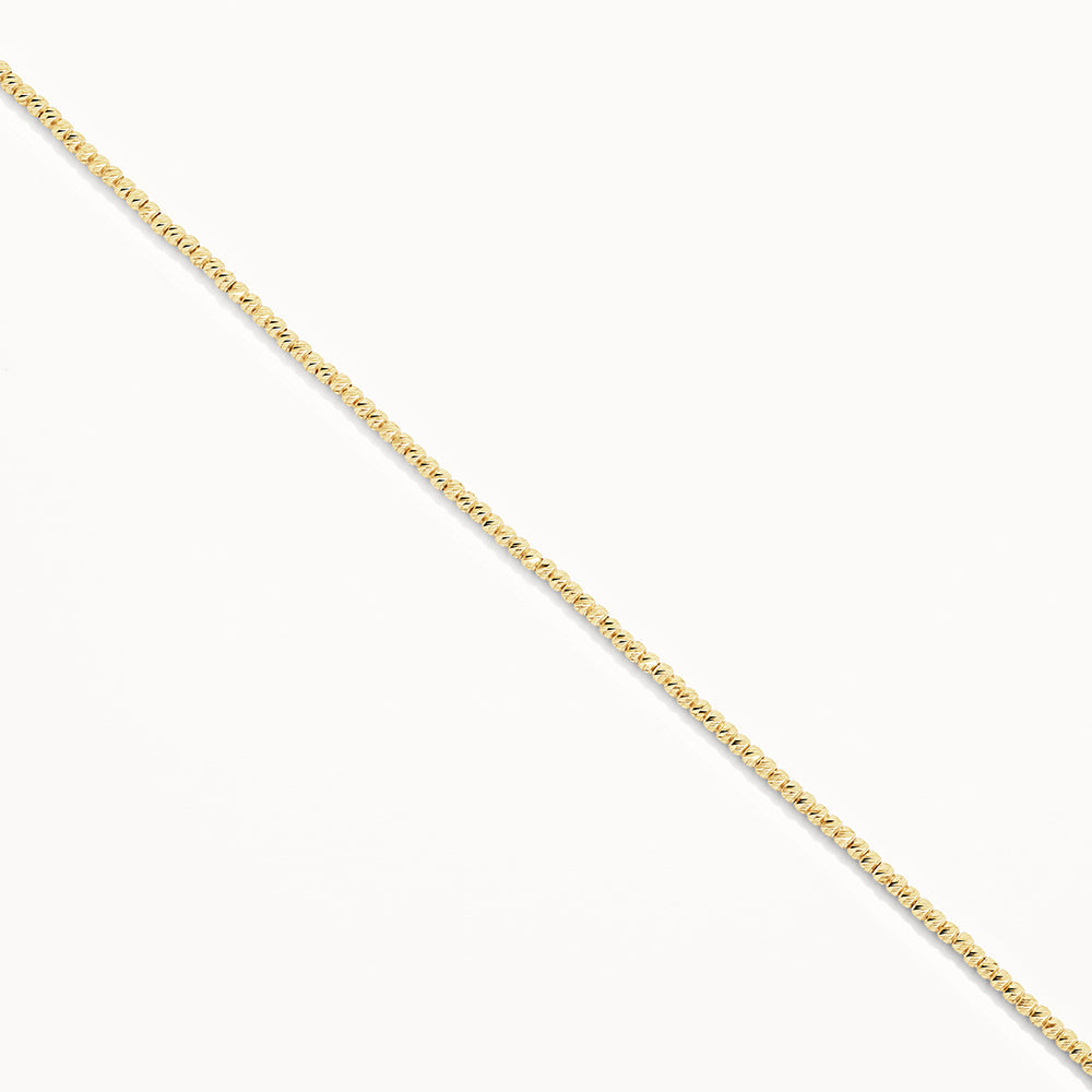Micro Beaded Bracelet in 10k Gold
