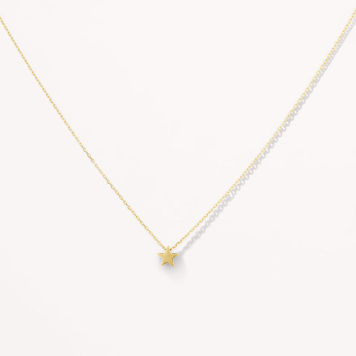 Medley Necklace Micro Star Necklace in 10k Gold