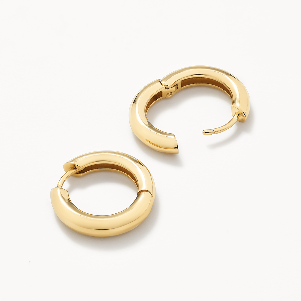 Transparent discount hoop earrings