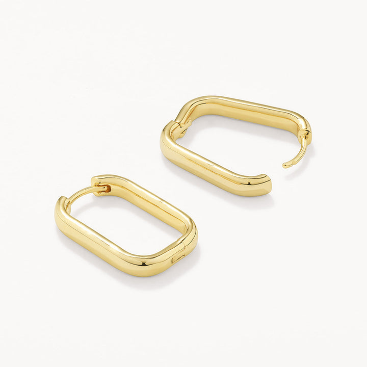 Medley Earrings Midi Paperclip Earrings in Gold