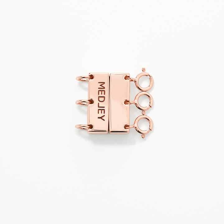 Multi Layered Necklace Connector in Rose Gold
