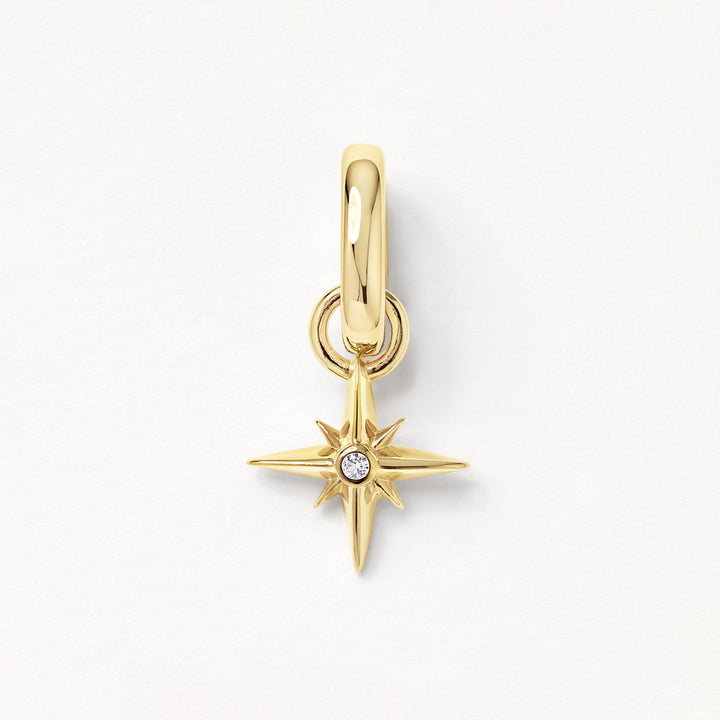 Medley Pendant North Star Charm Pendant in Gold