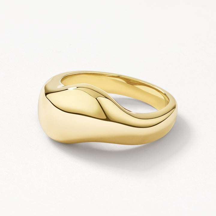 Medley Ring Organic Dome Ring in Gold