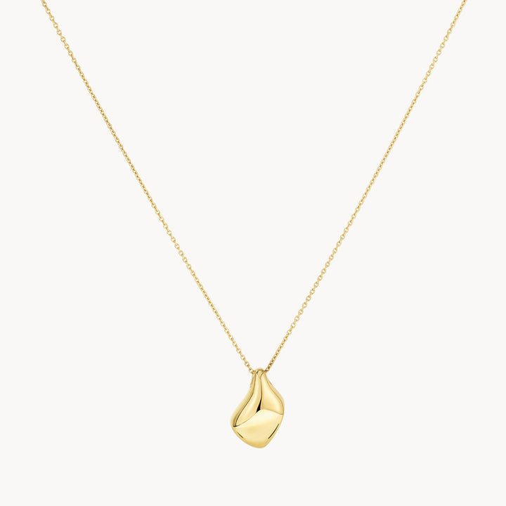 Medley Necklace Organic Drop Pendant Necklace in Gold