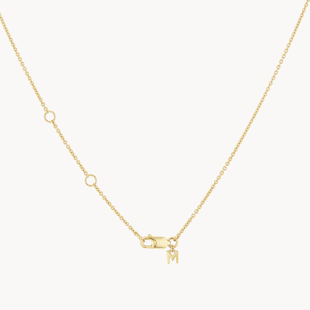 Medley Necklace Puff Heart Necklace in Gold