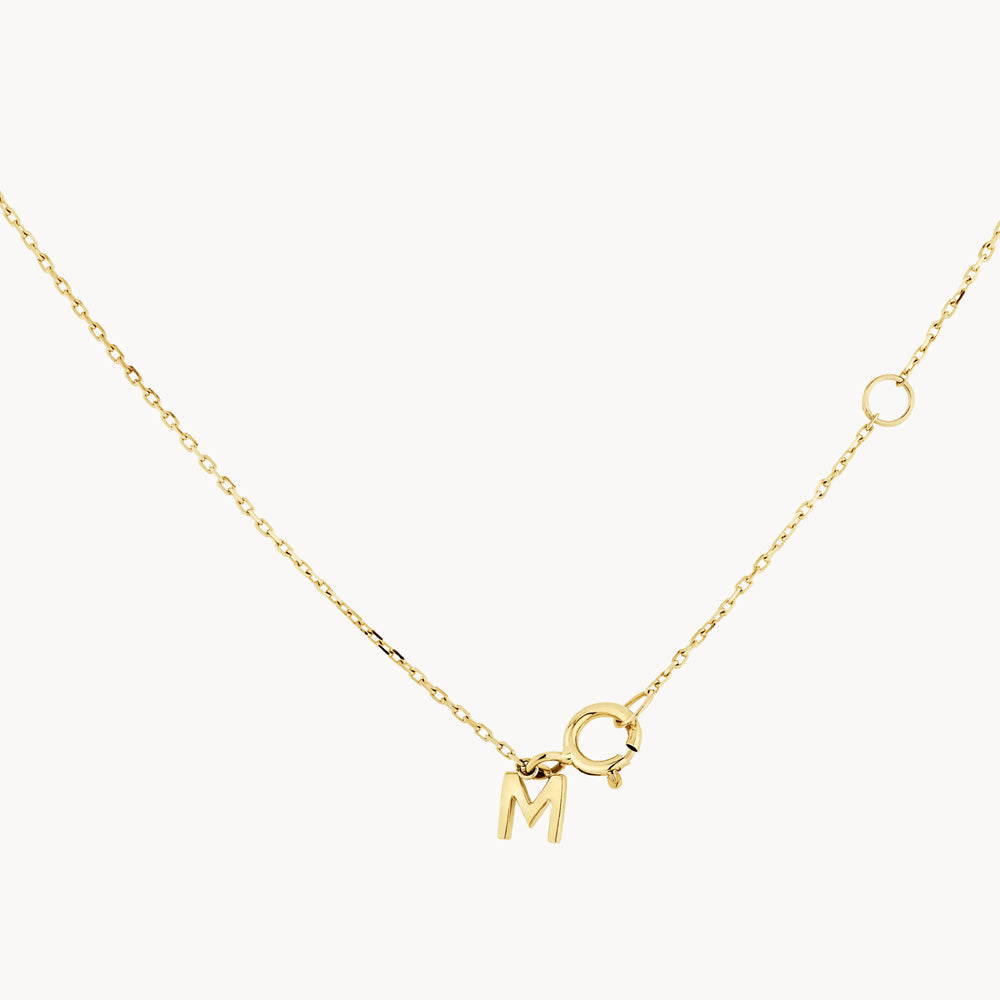 Medley Necklace Ribbon Bow Pendant Necklace in 10k Gold