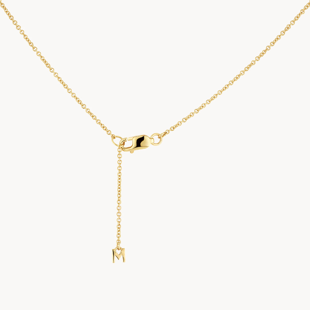 Medley Necklace Sculpted Dome Pendant Necklace in Gold