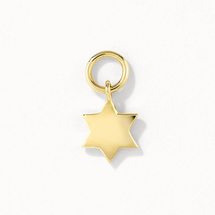 Medley Earrings Star Charm in 10k Gold