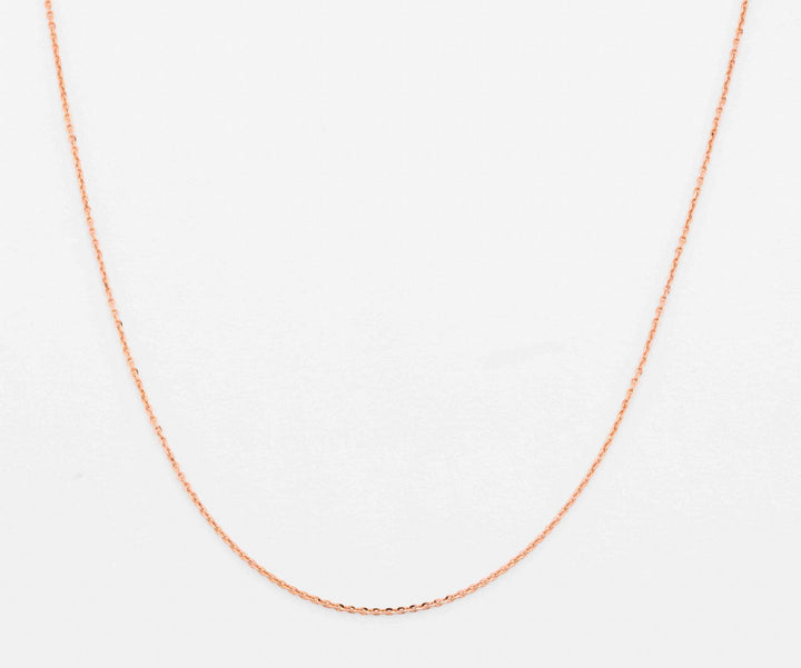 Medley Necklace Twizzle Chain Necklace in Rose Gold