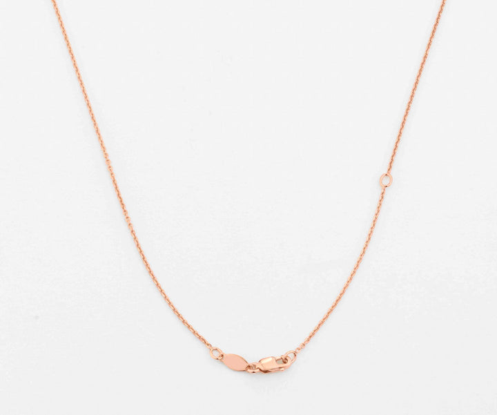 Medley Necklace Twizzle Chain Necklace in Rose Gold