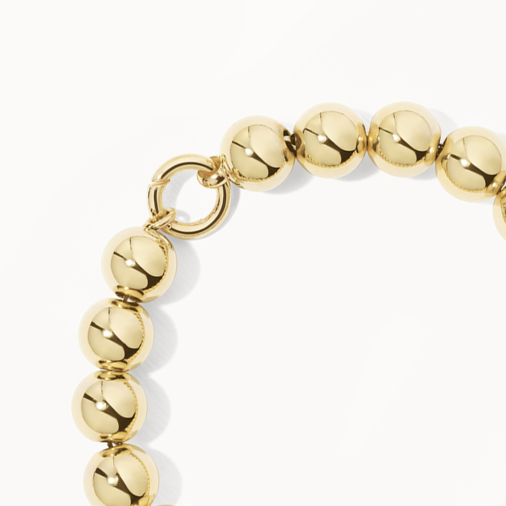 Chunky Ball Bracelet in Gold