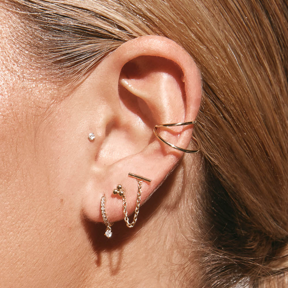 Stylish Set of Non-Piercing Ear Cuff Earrings
