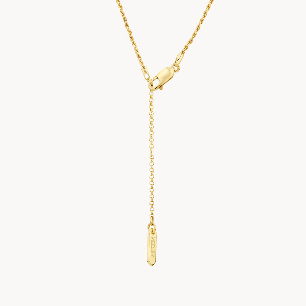 Medley Necklace Fine Rope Chain Necklace in Gold