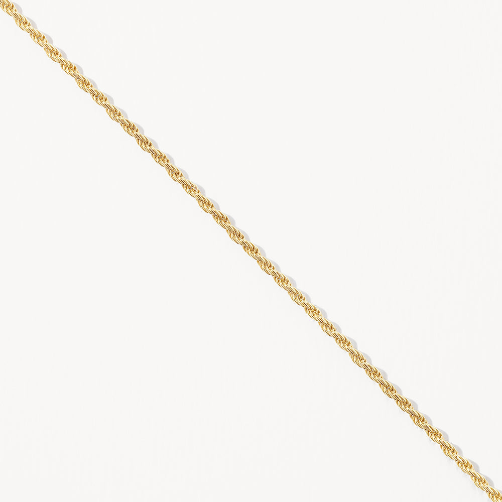 Medley Necklace Fine Rope Chain Necklace in Gold