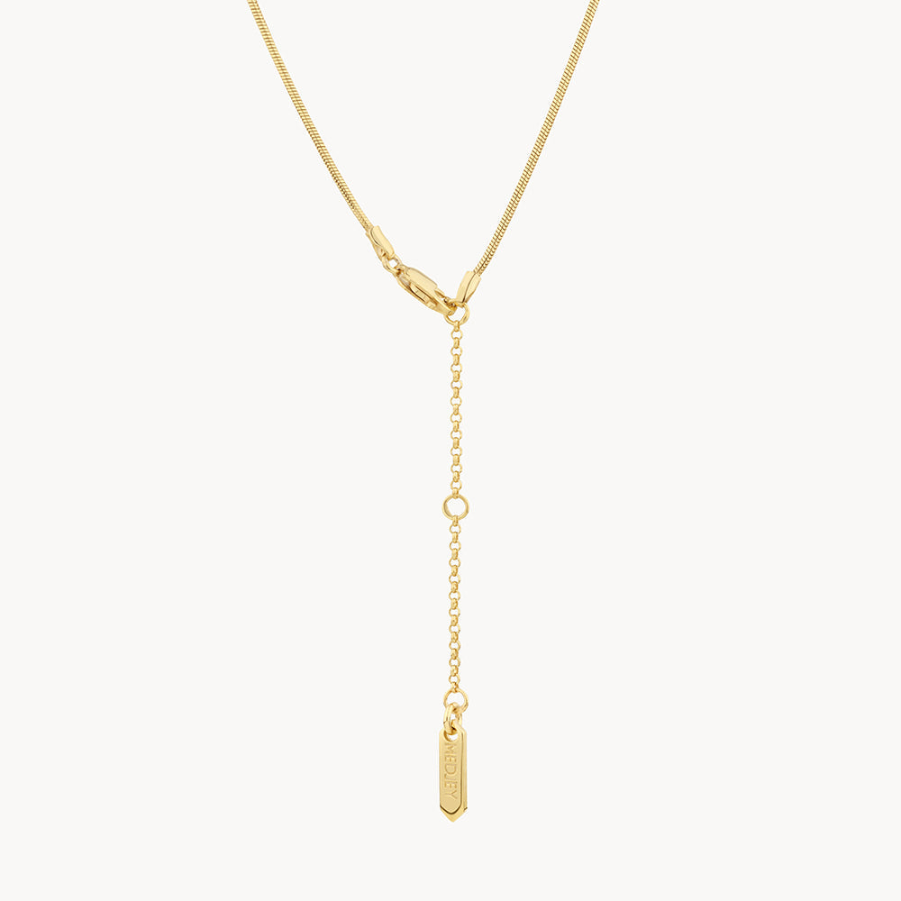 Fine Snake Chain Necklace in Gold