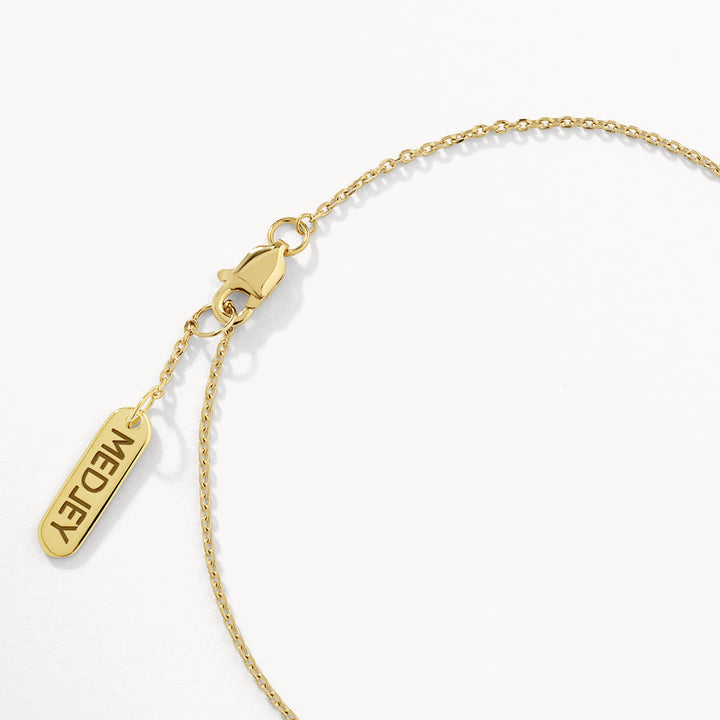 Mini Engravable Circle Bracelet in Gold