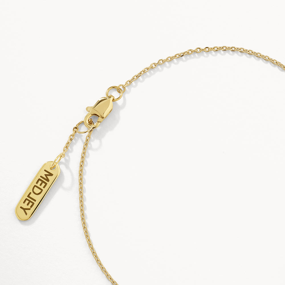 Medley Bangle/Bracelet Mini Engravable Circle Bracelet in Gold