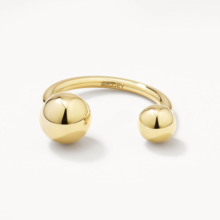 Open Ball Ring in Gold