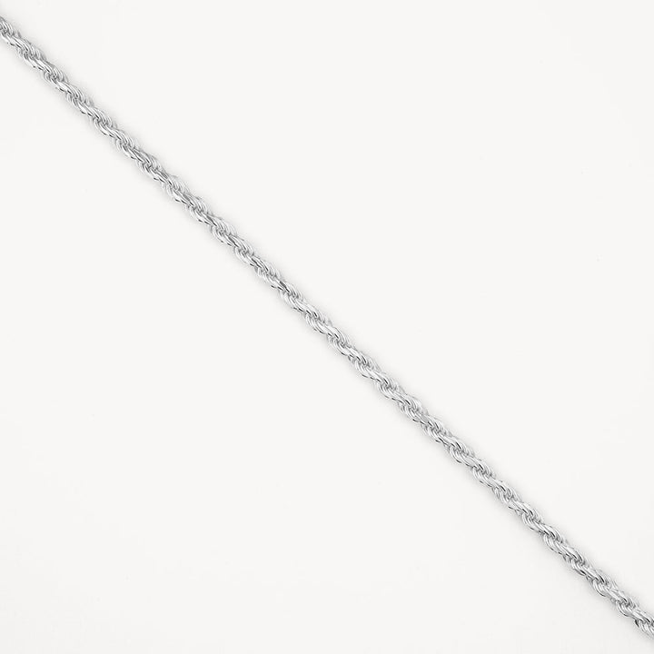 Medley Necklace Rope Chain Necklace in Silver