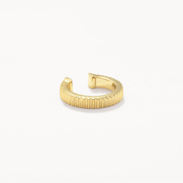 Textured Ear Cuff Set in Gold