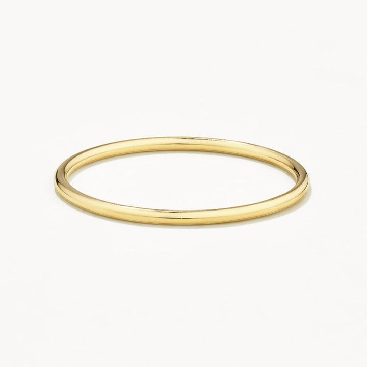 Medley Ring Thin Plain Stacker Ring in 10k Gold