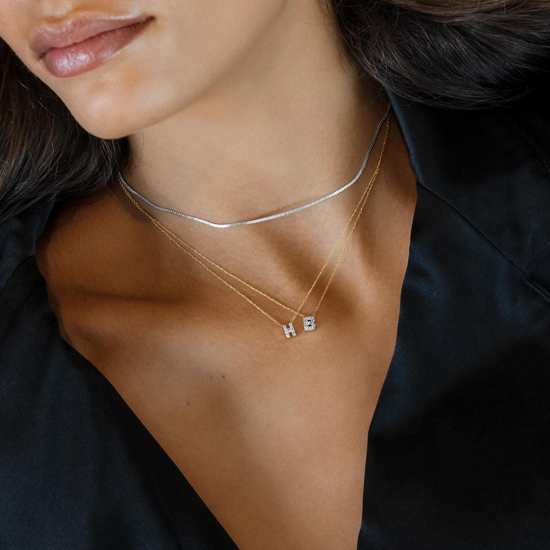 Viper Choker Chain Necklace in Silver